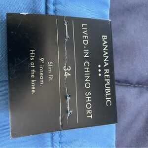 Banana Republic Lived-In Chino Shorts Slim Fit 9” inseam Size Men’s 34
